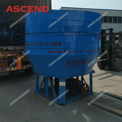 2t / h Gold Washing Process Plant Sudan Grinder  AC Motor Wet Round Mill Machine