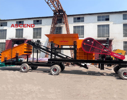 Big scale mobile jaw stone crushers for quartz basalt dolomite gold ore crushing