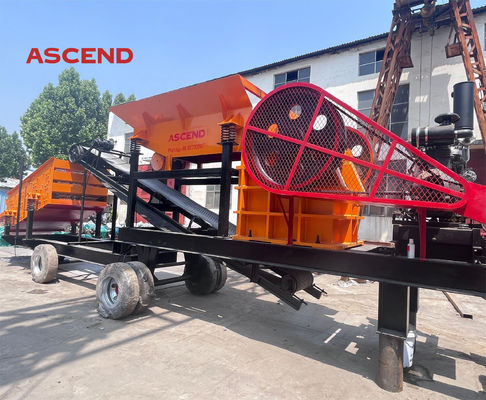 Big scale mobile jaw stone crushers for quartz basalt dolomite gold ore crushing